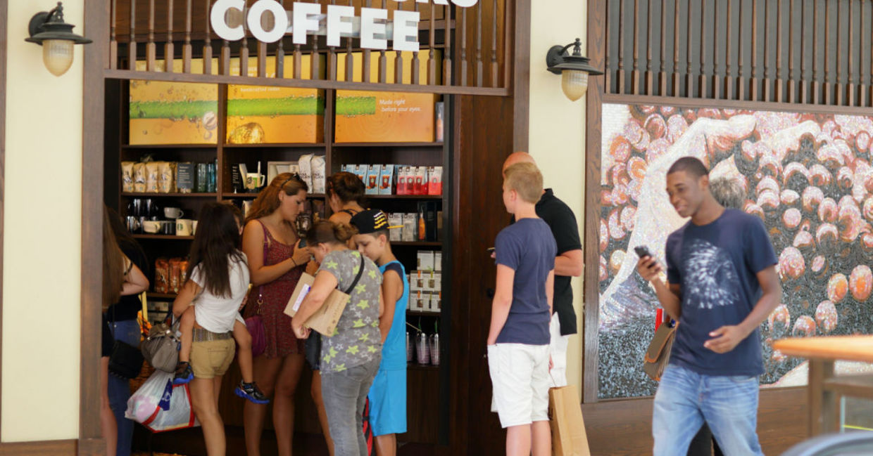 Pay it forward at the coffee shop Pay it forward at the coffee shop