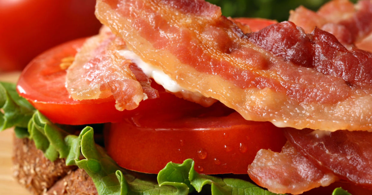 Vegan bacon made from seaweed looks and tastes real. Vegan bacon made from seaweed looks and tastes real.