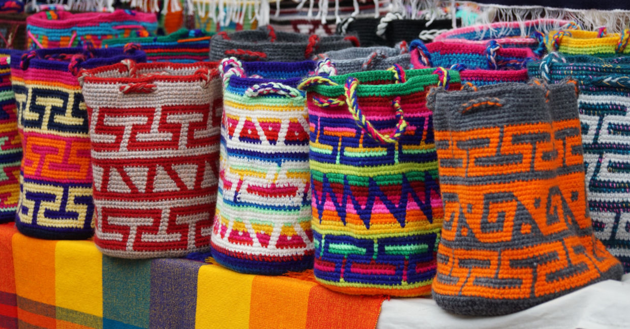 Knitted bags. Knitted bags.