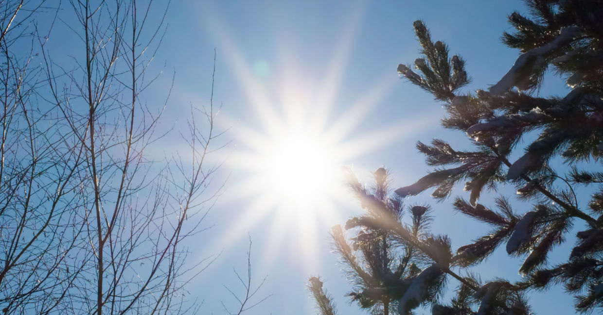 The sunrise on the winter solstice The sunrise on the winter solstice