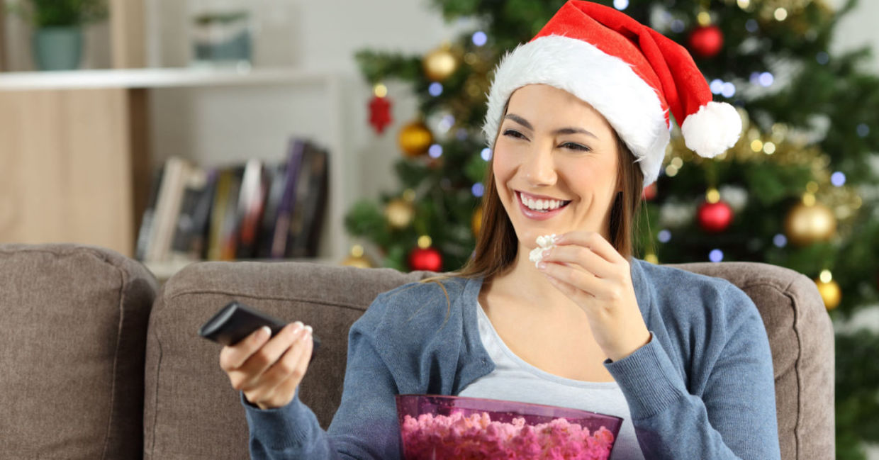 Watching your favorite Christmas movie. Watching your favorite Christmas movie.
