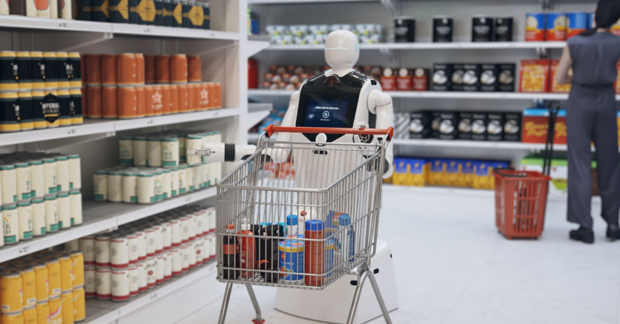 Gary is doing the grocery shopping. Gary is doing the grocery shopping.