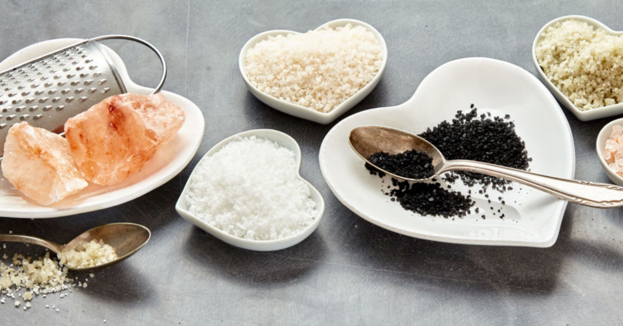 A selection of natural culinary salts. A selection of natural culinary salts.