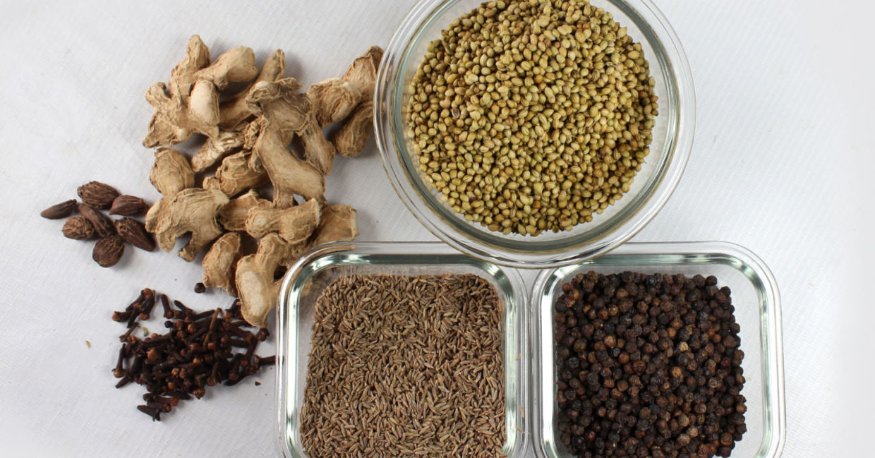 These sweet and savory spices are used to make chaat masala. These sweet and savory spices are used to make chaat masala.