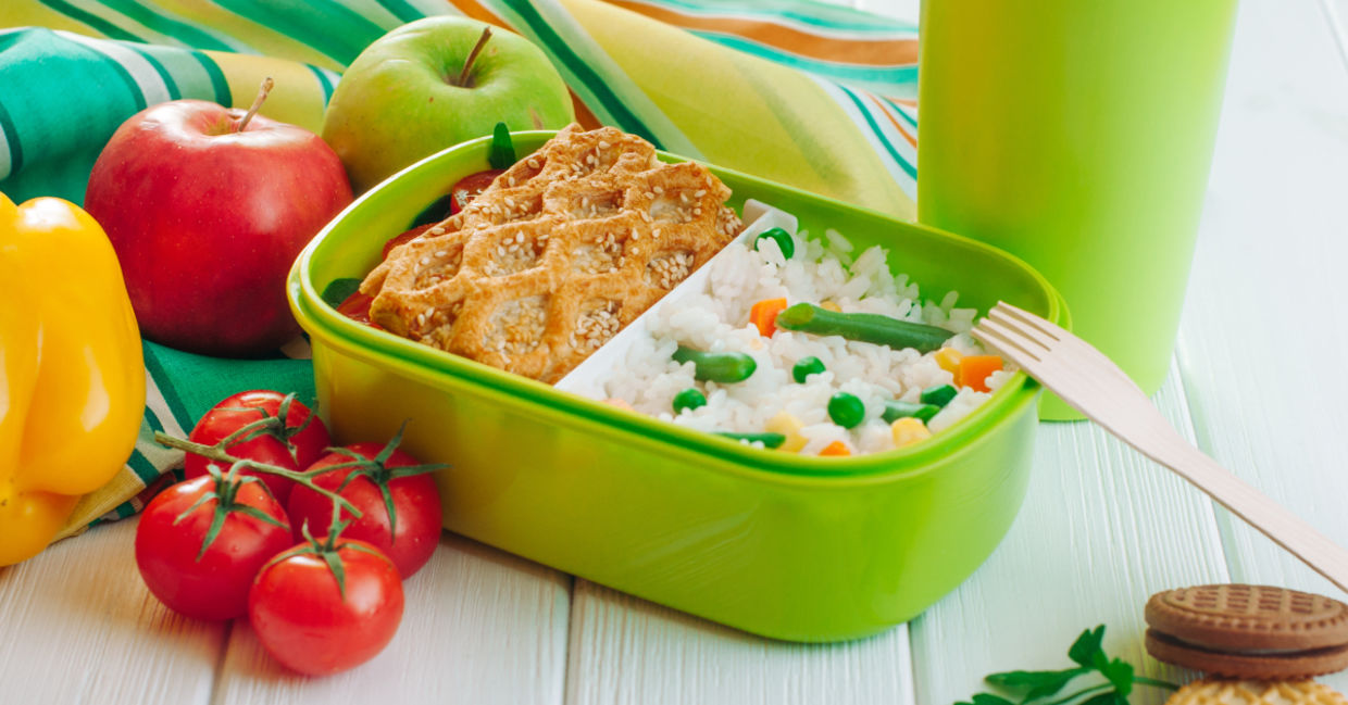 Lunch box. Lunch box.