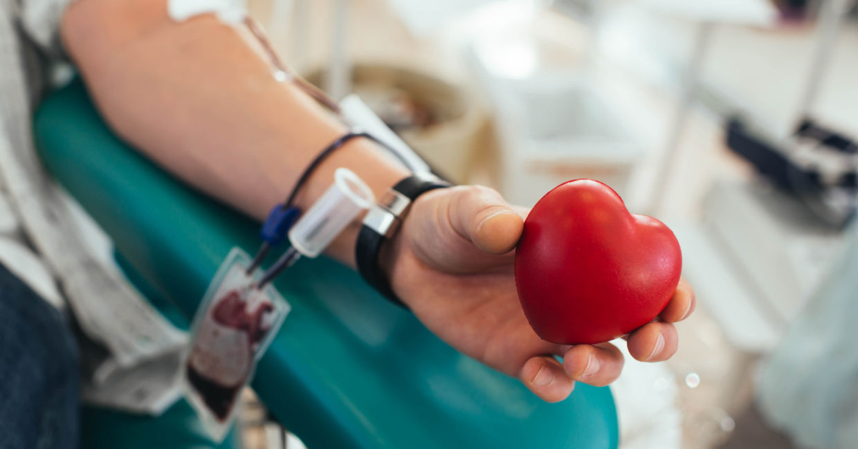 Blood donor. Blood donor.