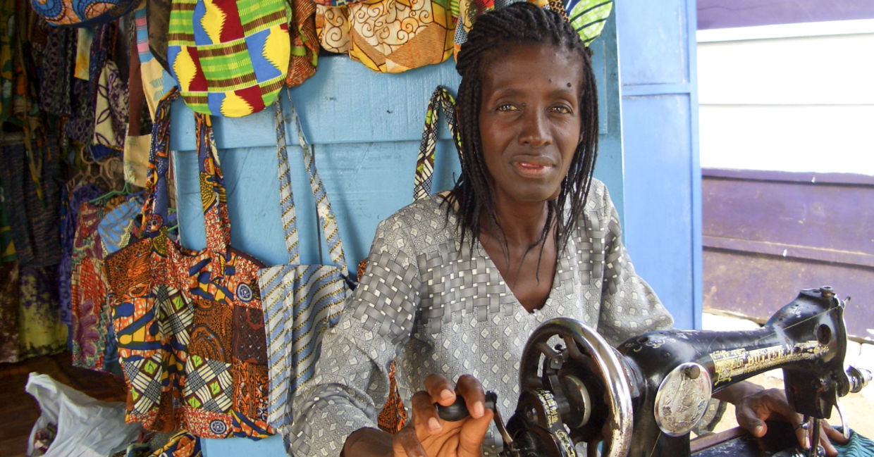A small shop in Ghana. A small shop in Ghana.