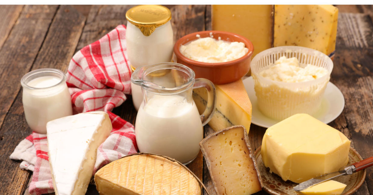 Milk, yogurt and cheese all contain tryptophan. Milk, yogurt and cheese all contain tryptophan.