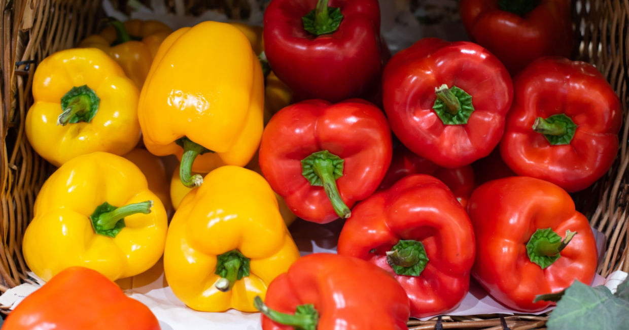 Peppers are the market. Peppers are the market.