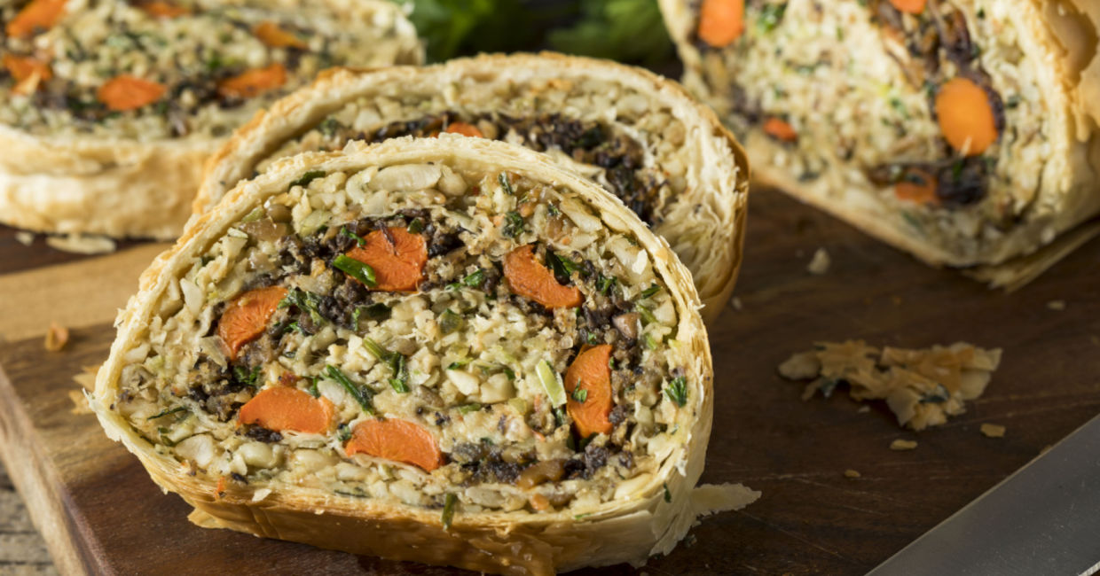 A vegan wellington fit for a feast this Thanksgiving. A vegan wellington fit for a feast this Thanksgiving.