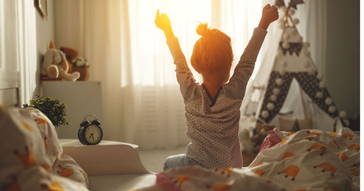 Waking up refreshed in the morning. Waking up refreshed in the morning.