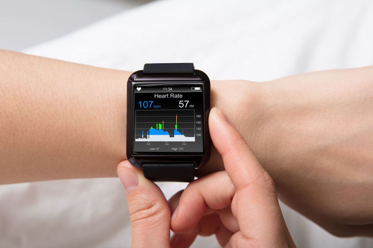 Smart watches can monitor the wearer's health. Smart watches can monitor the wearer's health.