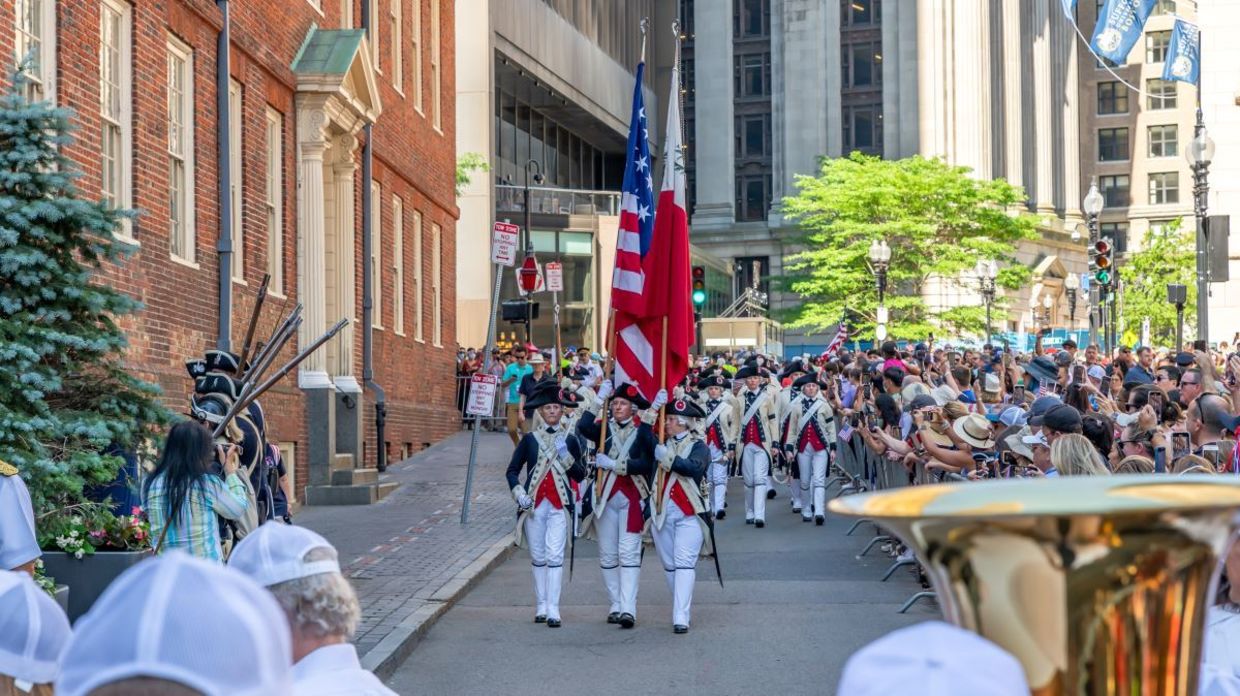 Independence day parade. Independence day parade.