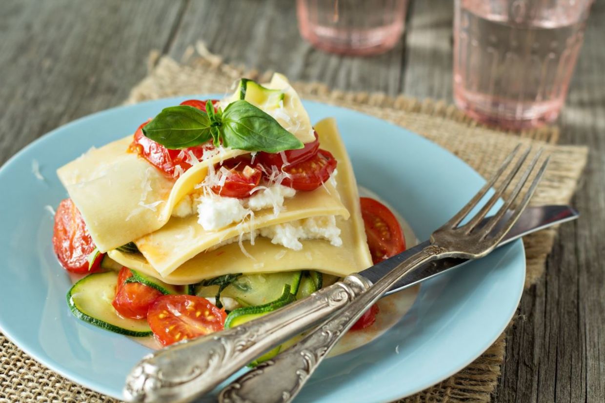 No-bake lasagna is perfect on a hot day. No-bake lasagna is perfect on a hot day.