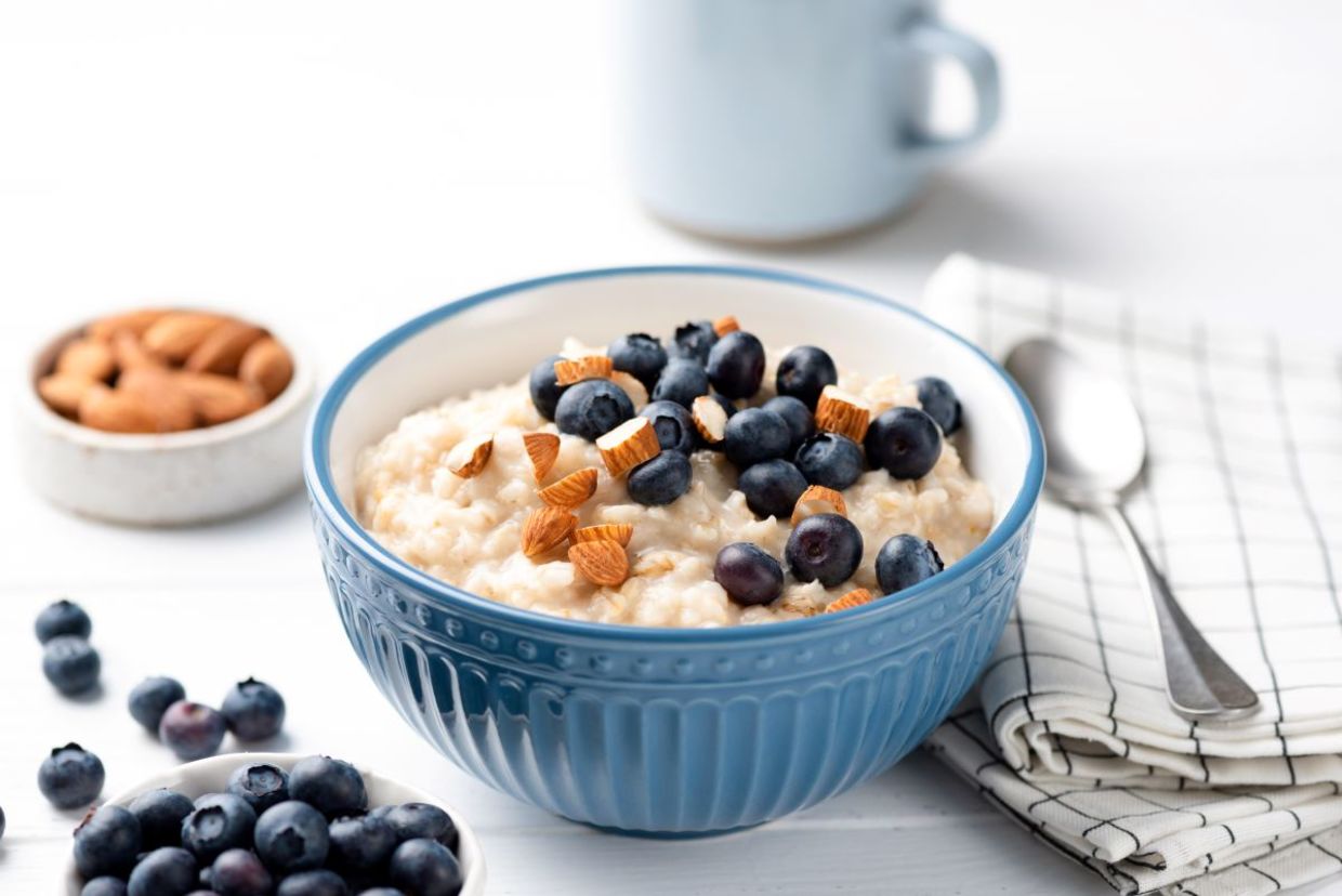 Enjoy barley porridge for breakfast. Enjoy barley porridge for breakfast.