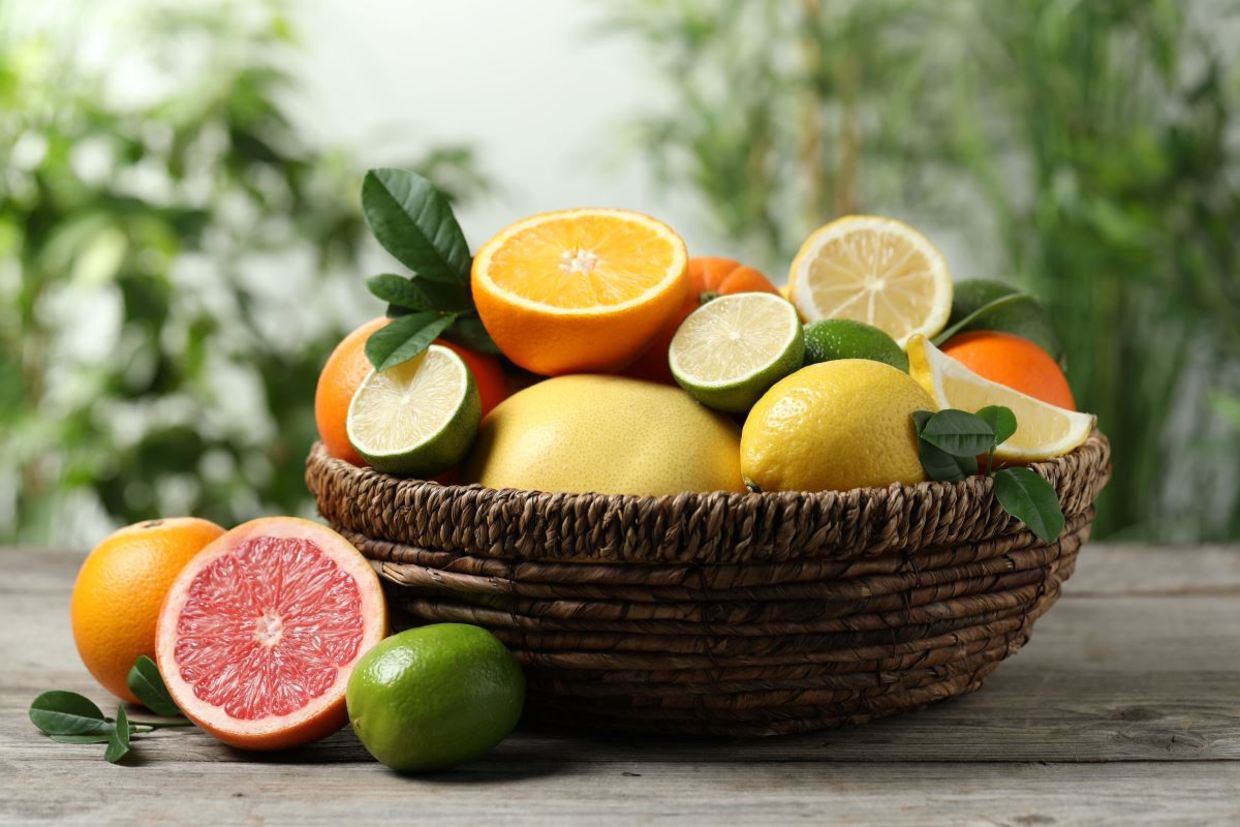 Citrus fruits give you a vitamin C boost. Citrus fruits give you a vitamin C boost.
