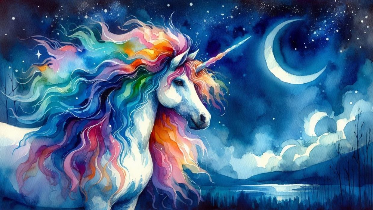 Fantasy unicorn. Fantasy unicorn.