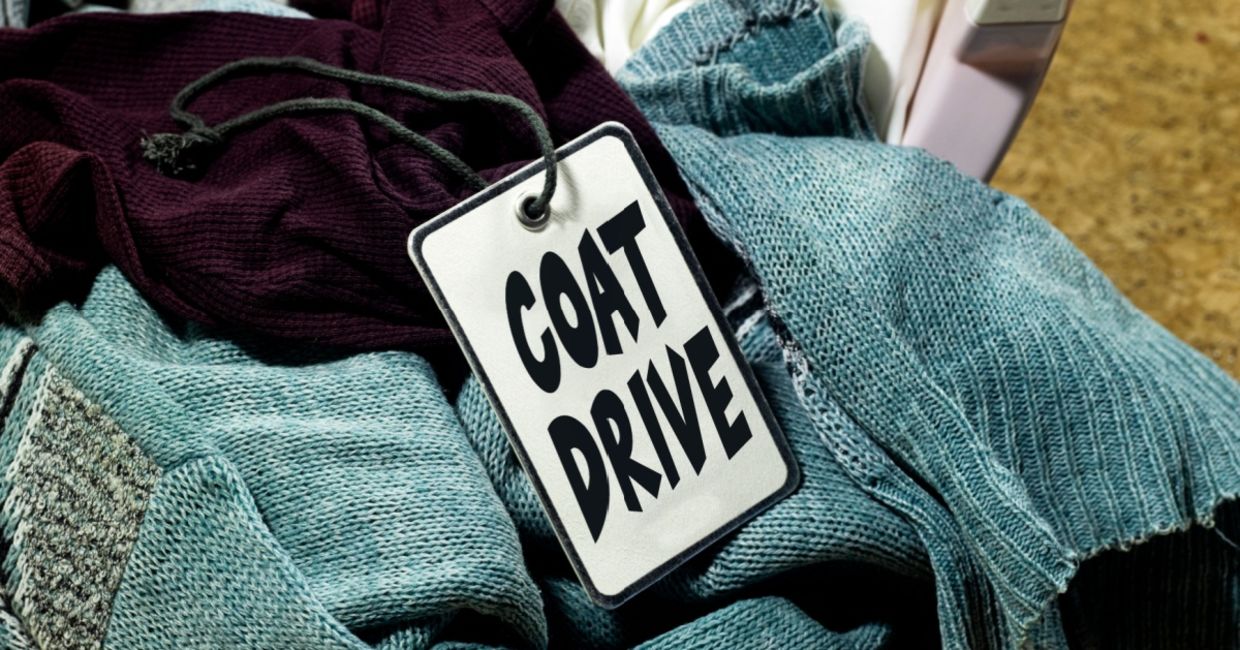 Donate to a coat drive. Donate to a coat drive.