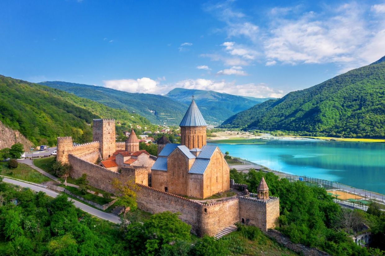 Georgia offers marvelous monasteries and delicious local dishes. Georgia offers marvelous monasteries and delicious local dishes.
