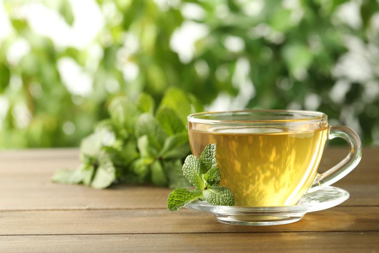 Green tea is calming because it increases dopamine and serotonin. Green tea is calming because it increases dopamine and serotonin.